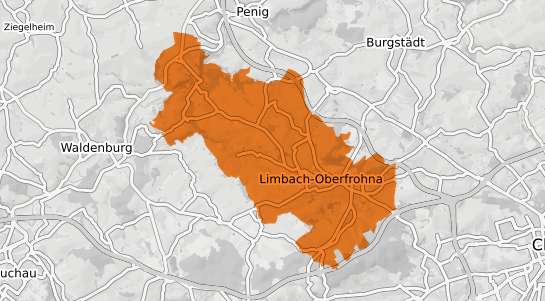 Mietspiegelkarte Limbach Oberfrohna